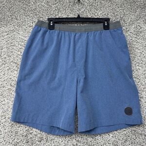 Chubbies Gym Swim Hybrid Shorts Men's Size Large 7" Inseam Blue Gray Swim Trunks